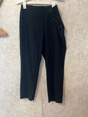 NWOT Nine West Women’s Black Dress Pants with Side Zip, Size 16
